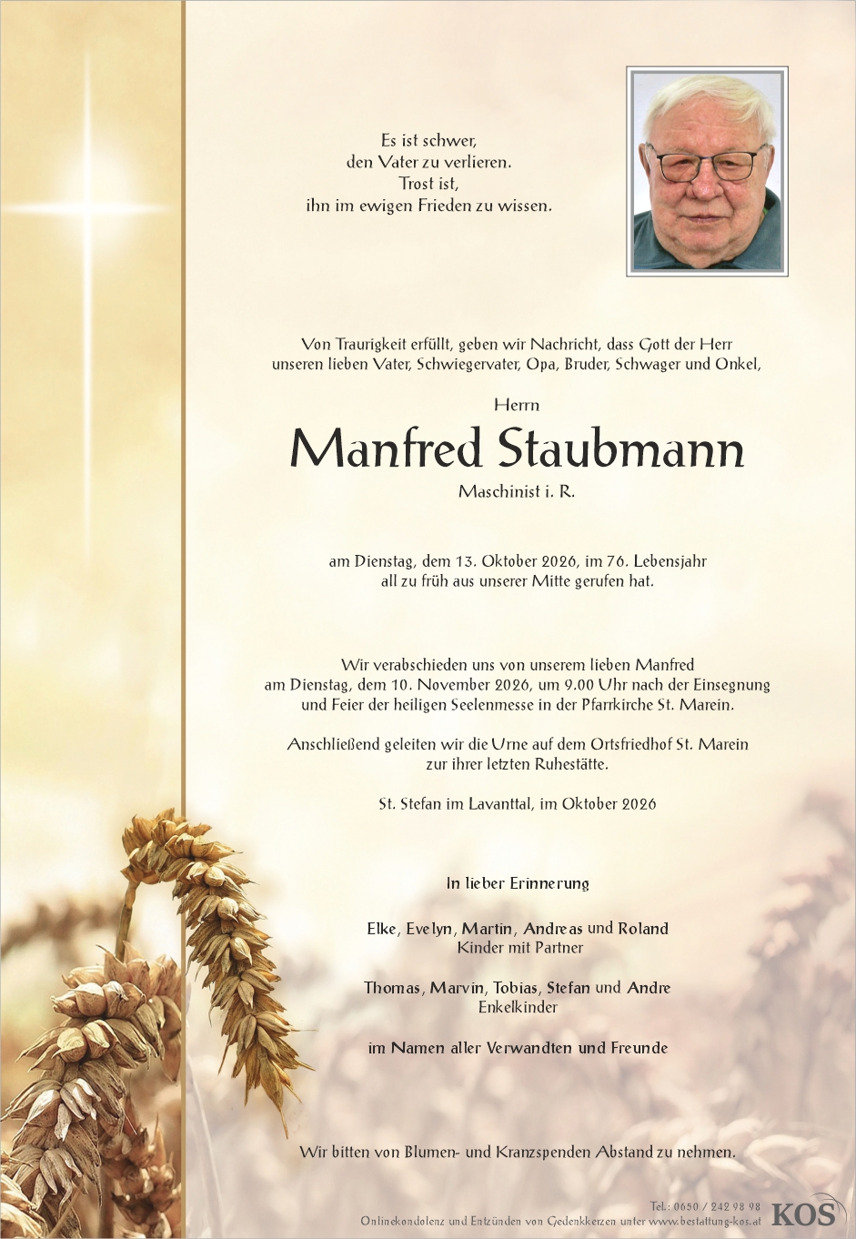 Manfred  Staubmann